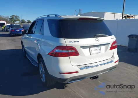 2014 Mercedes-Benz Ml 350 4Matic из США, поврежденный, VIN 4JGDA5HB3EA376836
